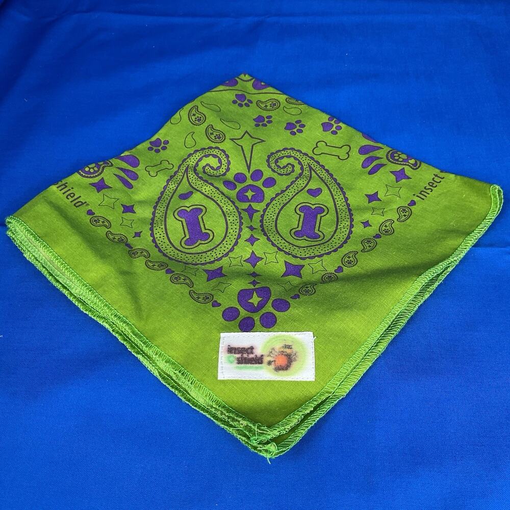 Colorful Dog Bandana - Insect Shield - Fun and Functional Pet Accessory